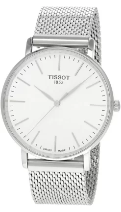 TISSOT Everytime 40MM SS White Dial Men's Watch T143.410.11.011.00