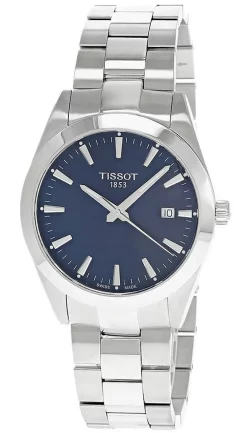 TISSOT Gentleman 40MM Stainless Steel Blue Dial Men's Watch T127.410.11.041.00
