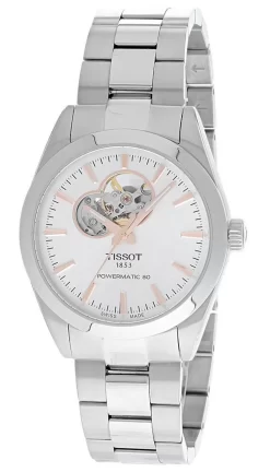 TISSOT Gentleman Open Heart Silver Dial Men's Watch T127.407.11.031.01