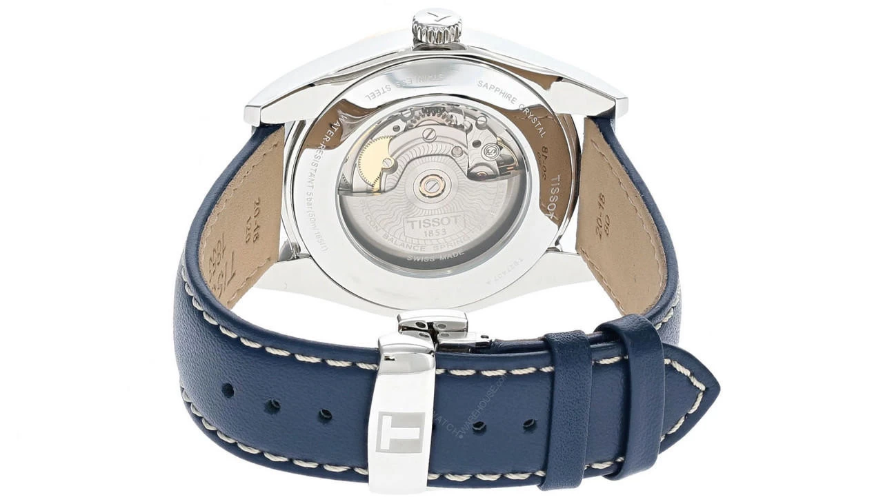 TISSOT Gentleman Powermatic 80 Silicium Solid 18K Gold Bezel Men's Watch T927.407.46.041.00 3 TISSOT Gentleman Powermatic 80 Silicium Solid 18K Gold Bezel Men's Watch T927.407.46.041.00 - Image 3