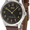 TISSOT Heritage AUTO 39MM Anthracite Dial Leather Men's Watch T142.464.16.062.00