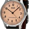 TISSOT Heritage AUTO 39MM Pink Dial Leather Men's Watch T142.464.16.332.00