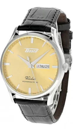TISSOT Heritage Visodate AUTO 42MM Leather Men's Watch T118.430.16.021.00