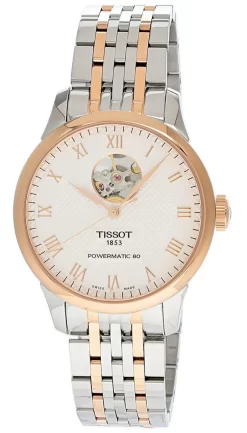 TISSOT Le Locle 80 Open Heart SS Two-Tone Men's Watch T006.407.22.033.02