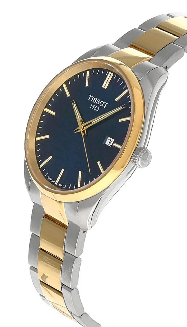 TISSOT PR 100 Quartz 40MM SS Blue Dial Two-Tone Men's Watch T150.410.22.041.00 2 TISSOT PR 100 Quartz 40MM SS Blue Dial Two-Tone Men's Watch T150.410.22.041.00 - Image 2