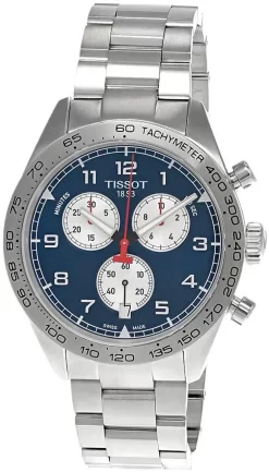 TISSOT PRS 516 CHRONO 45MM SS Blue Dial Men's Watch T1316171104200