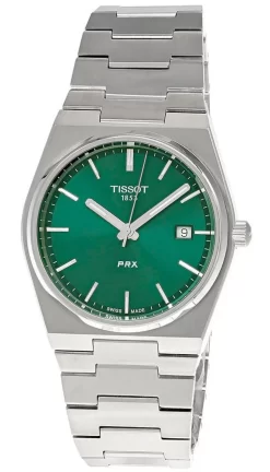 TISSOT PRX 39.5MM Quartz SS Green Dial Men's Watch T137.410.11.091.00
