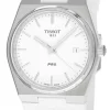 TISSOT PRX 40MM Quartz White/Fully Luminous Dial Rubber Men's Watch T137.410.17.011.00