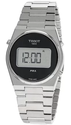 TISSOT PRX Digital 40MM Quartz SS Black Men's Watch T137.463.11.050.00