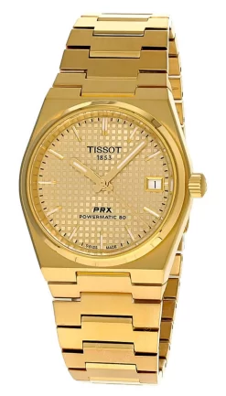 TISSOT PRX Powermatic 80 35MM SS Champagne Dial Unisex Watch T137.207.33.021.00