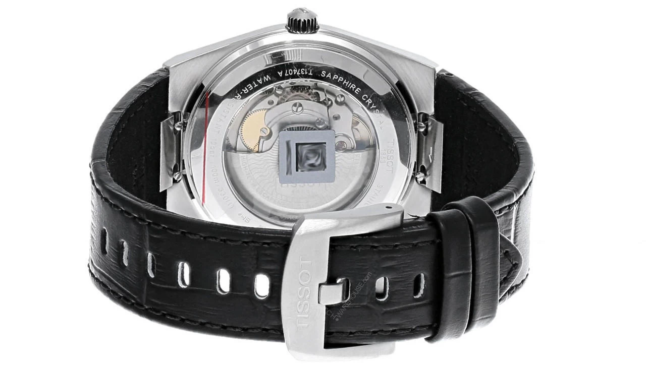 TISSOT PRX Powermatic 80 40MM Black Leather Men's Watch T137.407.16.051.00 3 TISSOT PRX Powermatic 80 40MM Black Leather Men's Watch T137.407.16.051.00 - Image 3