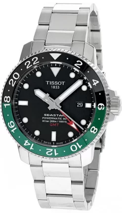TISSOT Seastar 1000 46MM AUTO SS Black Dial Men's Watch T120.429.11.051.01