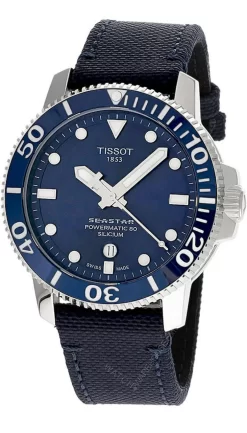 TISSOT Seastar 1000 AUTO 43MM Blue Dial Men's Watch T120.407.17.041.01