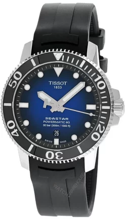 TISSOT Seastar 1000 AUTO 43MM Rubber Men's Watch T120.407.17.041.00