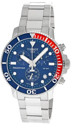 TISSOT Seastar 1000 CHRONO 45.5MM QTZ SS Men's Watch T120.417.11.041.03