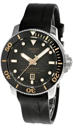 TISSOT Seastar 2000 Professional 46MM Rubber Men's Watch T120.607.17.441.01