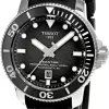 TISSOT Seastar 2000 Professional Powermatic 80 46MM Rubber Men's Watch T120.607.17.441.00