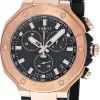TISSOT T-Race CHRONO 45MM Quartz Rubber Men's Watch T141.417.37.051.00