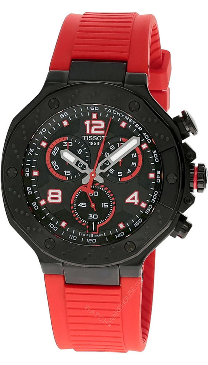 TISSOT T-Race MotoGP 2023 Limited Edition 45MM Rubber Men's Watch T141.417.37.057.01 1 TISSOT T-Race MotoGP 2023 Limited Edition 45MM Rubber Men's Watch T141.417.37.057.01