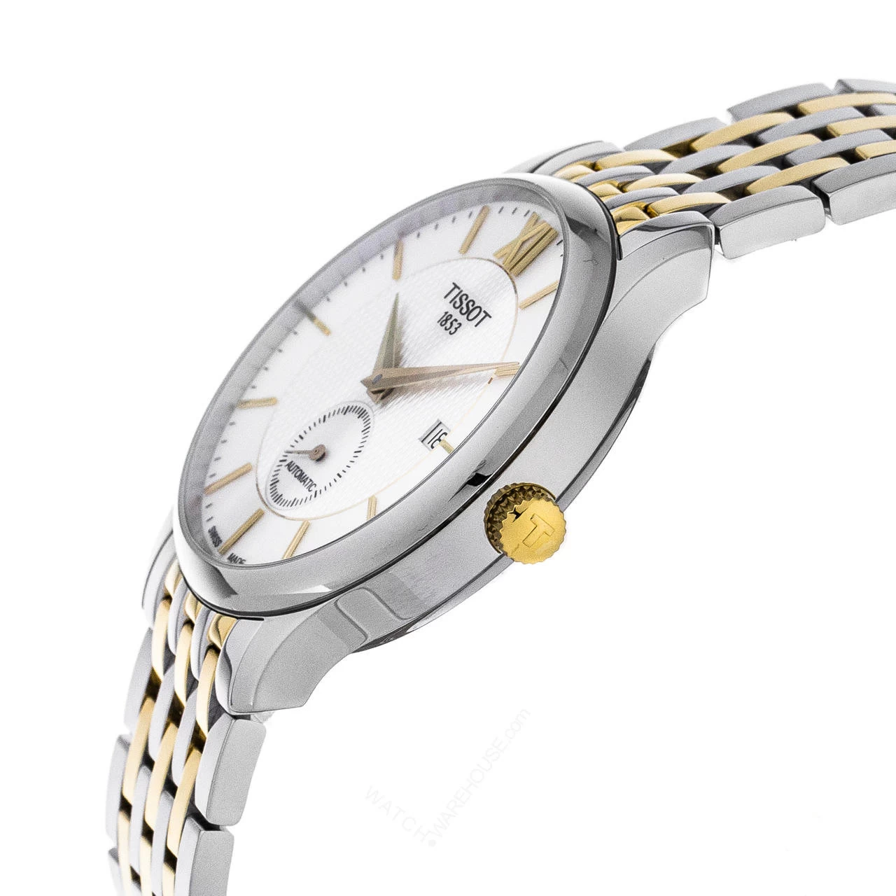 TISSOT Tradition Automatic SM Second 2Tone Men's Watch T063.428.22.038.00 2 TISSOT Tradition Automatic SM Second 2Tone Men's Watch T063.428.22.038.00 - Image 2