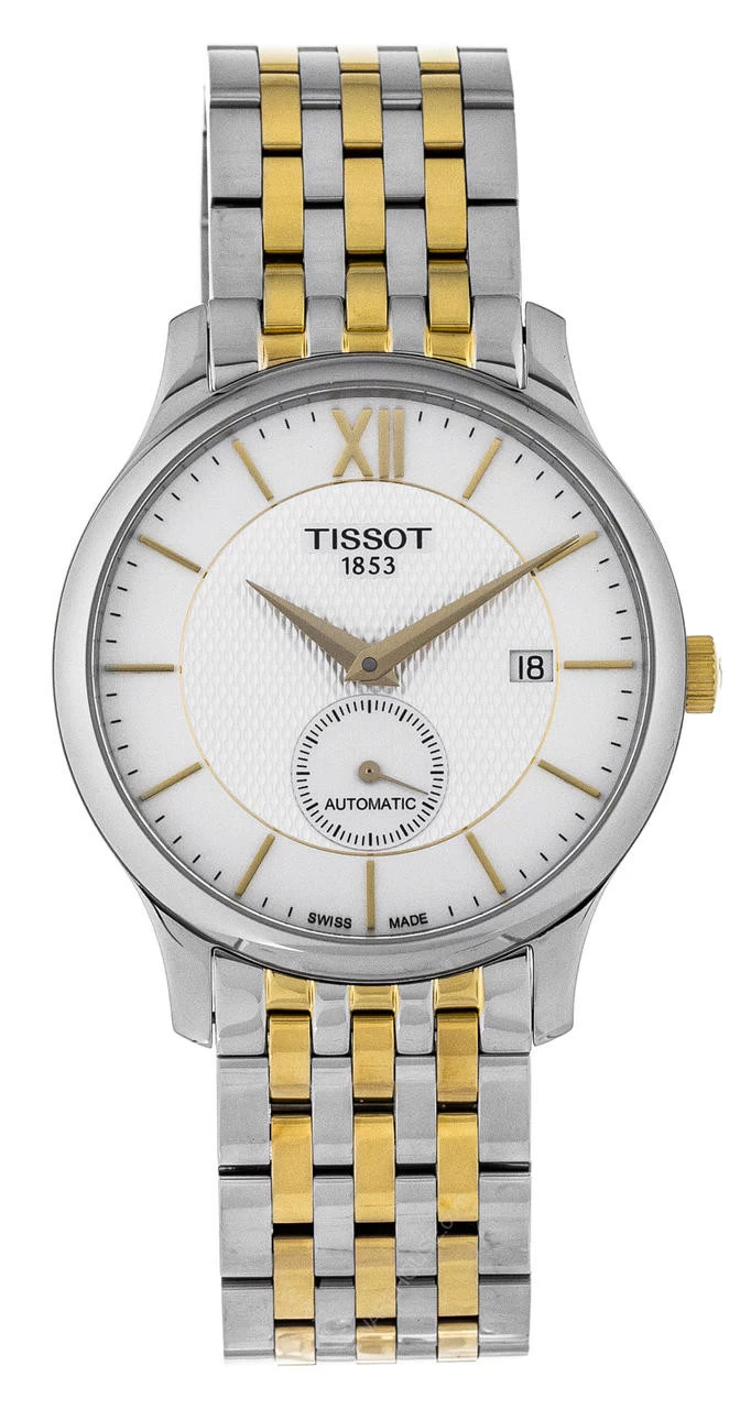 TISSOT Tradition Automatic SM Second 2Tone Men's Watch T063.428.22.038.00 1 TISSOT Tradition Automatic SM Second 2Tone Men's Watch T063.428.22.038.00
