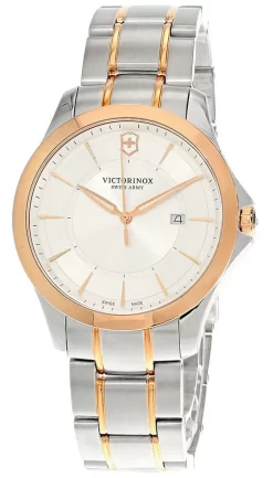 VICTORINOX Alliance 40MM SS Silver Dial Two-Tone Men's Watch 241912