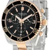 VICTORINOX Maverick CHRONO 43MM SS Black Dial Men's Watch 241952