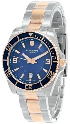 VICTORINOX Swiss Army Maverick 43MM Blue Dial Men's Watch 241950