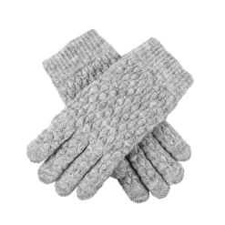 Women’s Bubble Knit Gloves -Fashion Accessories Shop womens bubble knit gloves dove grey
