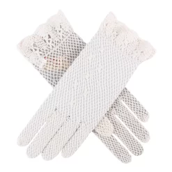 Women's Cotton Crochet Gloves