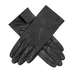 Women’s Perforated Leather Gloves -Fashion Accessories Shop womens perforated leather gloves black