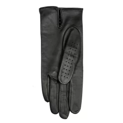 Women’s Perforated Leather Gloves -Fashion Accessories Shop womens perforated leather gloves black single palm
