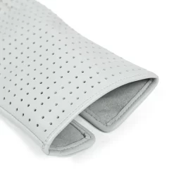 Women’s Perforated Leather Gloves -Fashion Accessories Shop womens perforated leather gloves open cuff silver