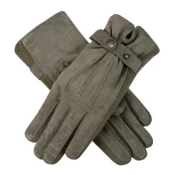 Women's Three-Point Fleece-Lined Suede Gloves -Fashion Accessories Shop womens suede gloves oatmeal